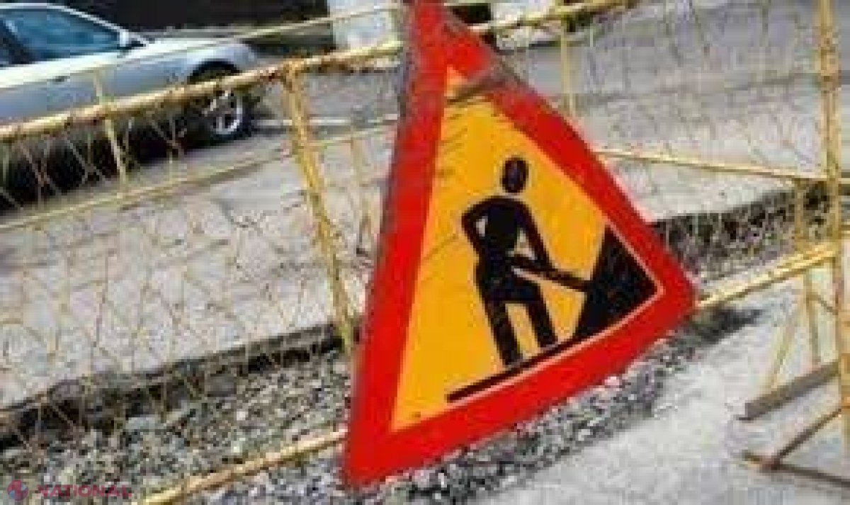 Circulație SUSPENDATĂ pe o stradă din centrul capitalei