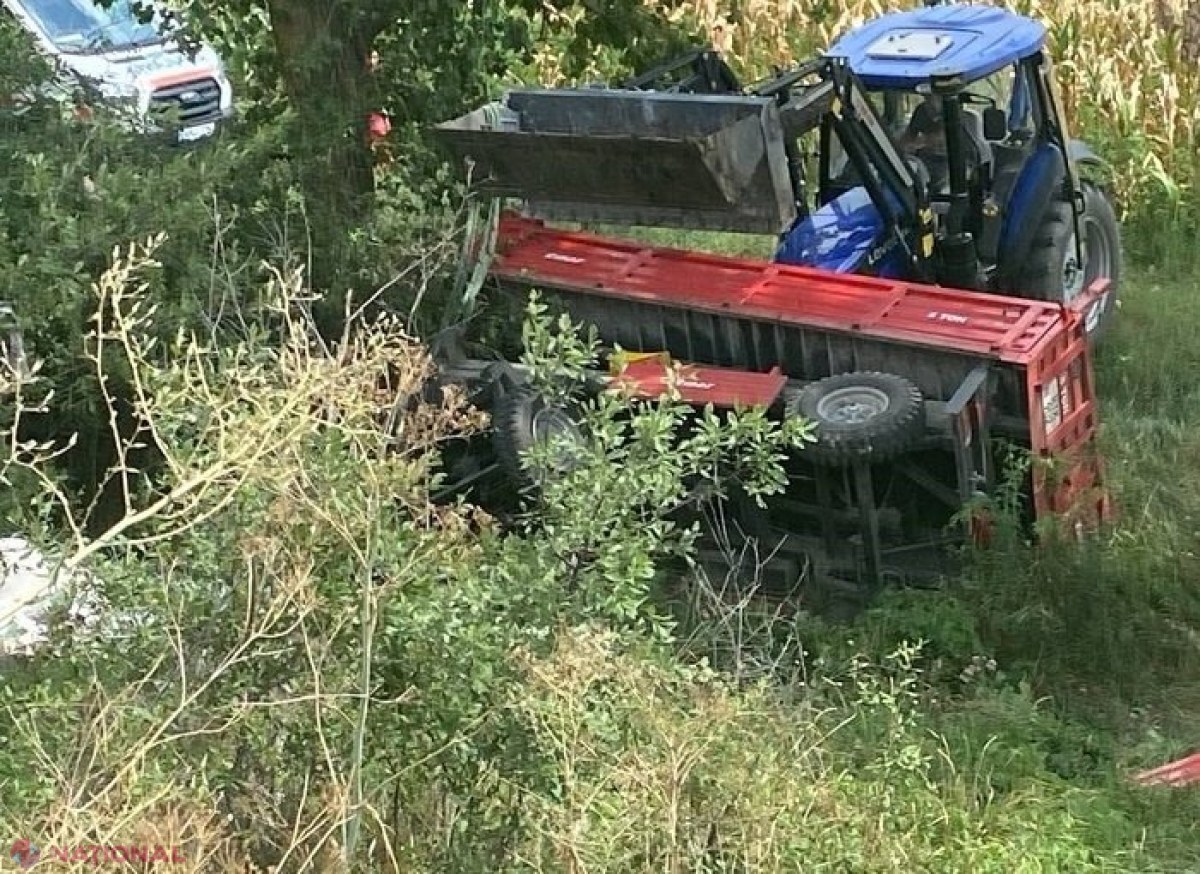 Orhei:. Doi muncitori de la salubrizare, striviți mortal după ce remorca în care se aflau s-a desprins de tractor