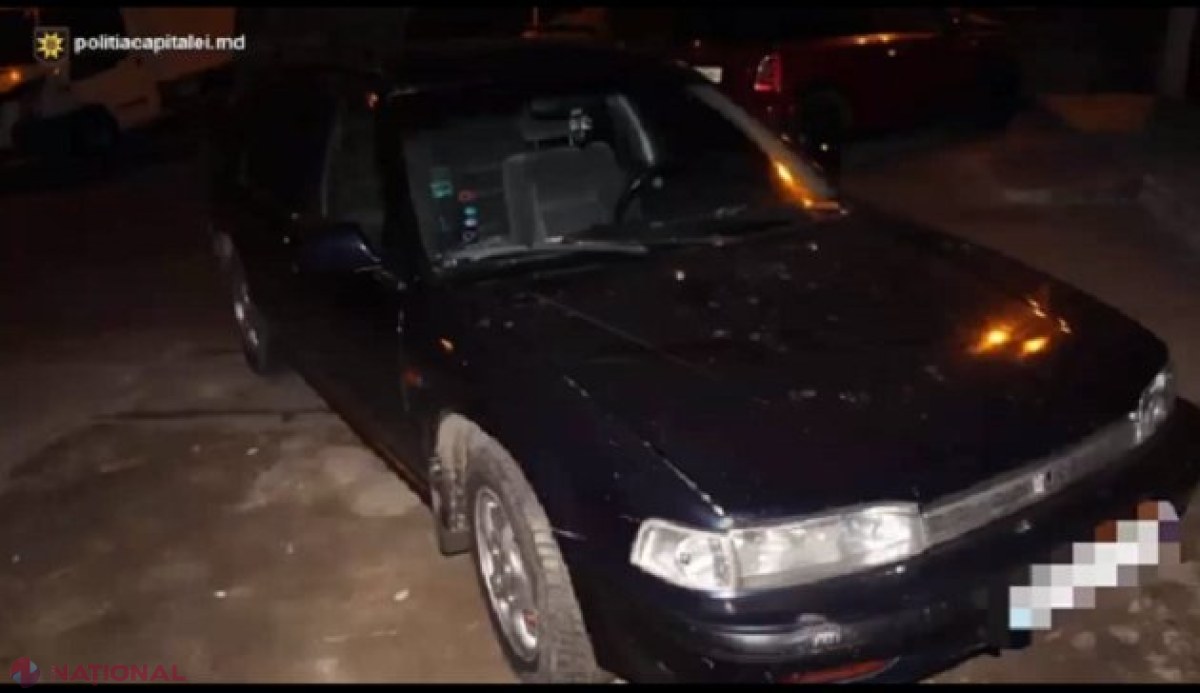 VIDEO // Chișinău: A văzut pe geam, la ora 2.00, cum doi inși s-au urcat în automobilul său și au plecat din curtea casei