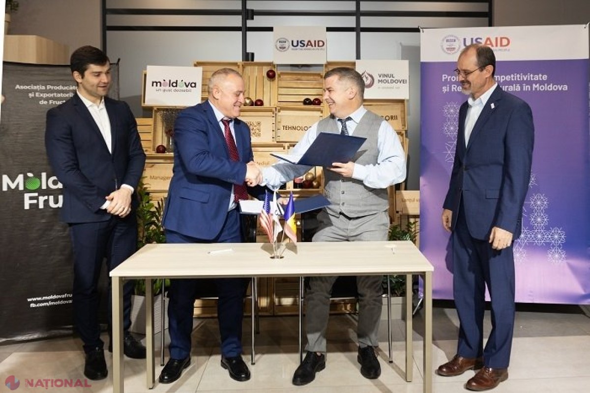 GRANT // USAID anunță un nou suport de aproape un MILION de dolari pentru a spori exportul de fructe din R. Moldova pe piețele occidentale