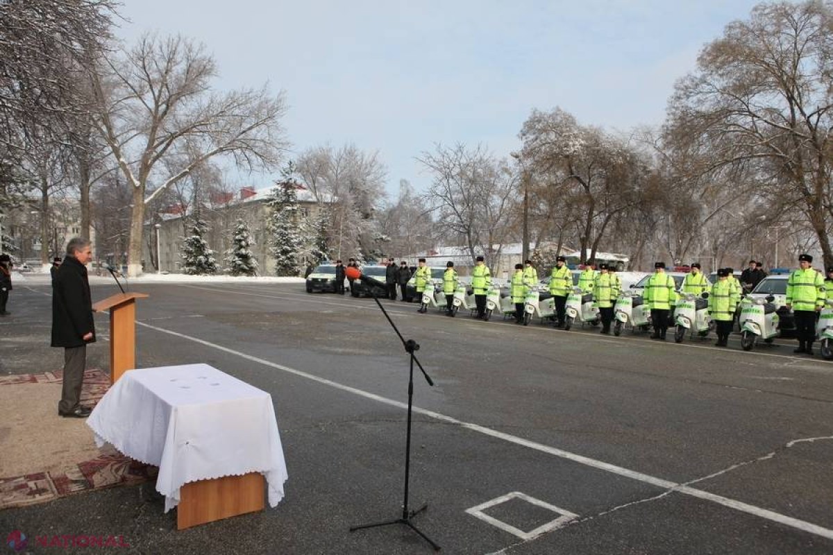 PREMIERĂ pentru R. Moldova: Polițiștii vor circula și cu MOTORETE