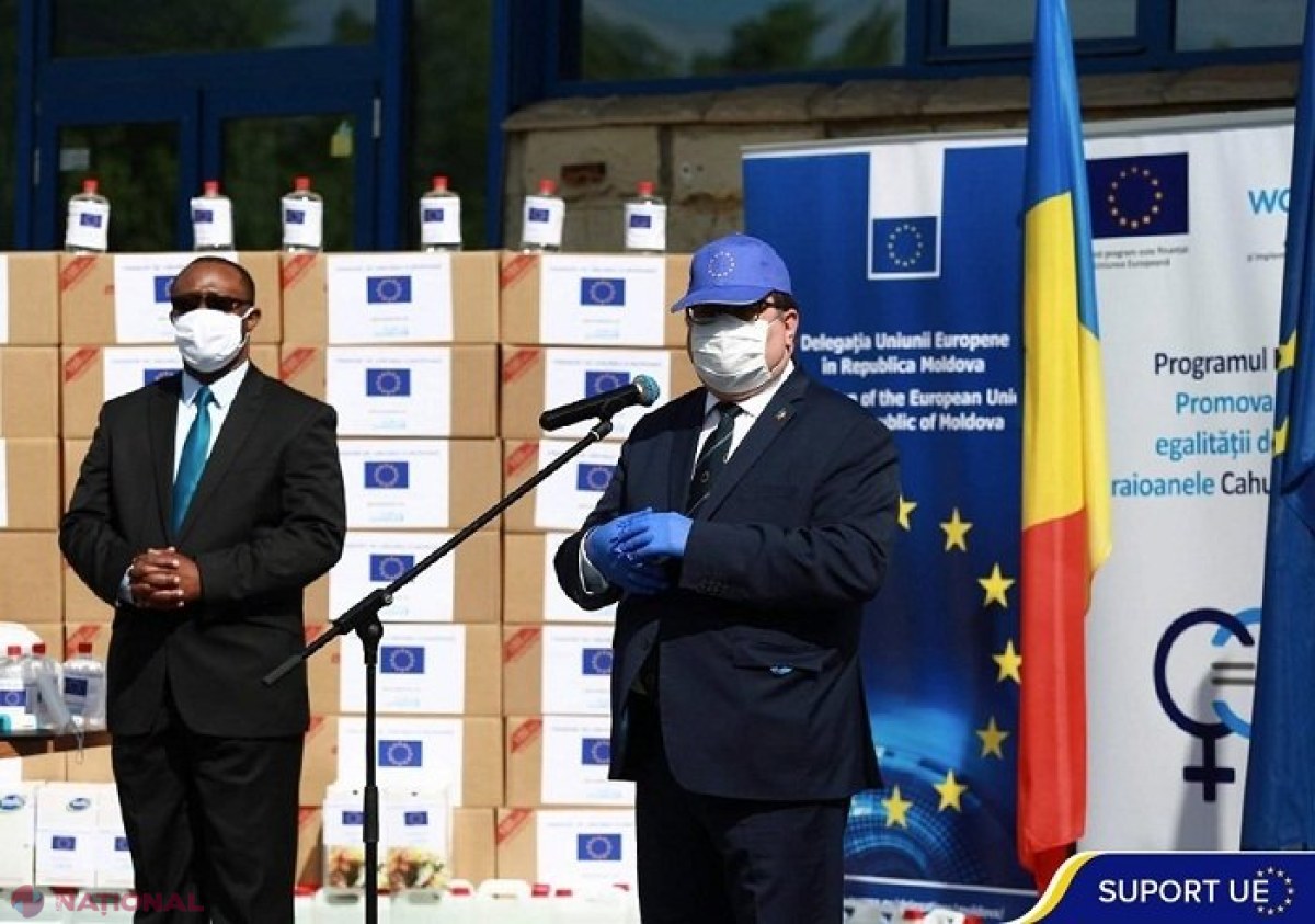 COVID-19: Un lot de echipamente în valoare de 155 de mii de euro, pus de către UE la dispoziția localităților din raioanele Cahul și Ungheni