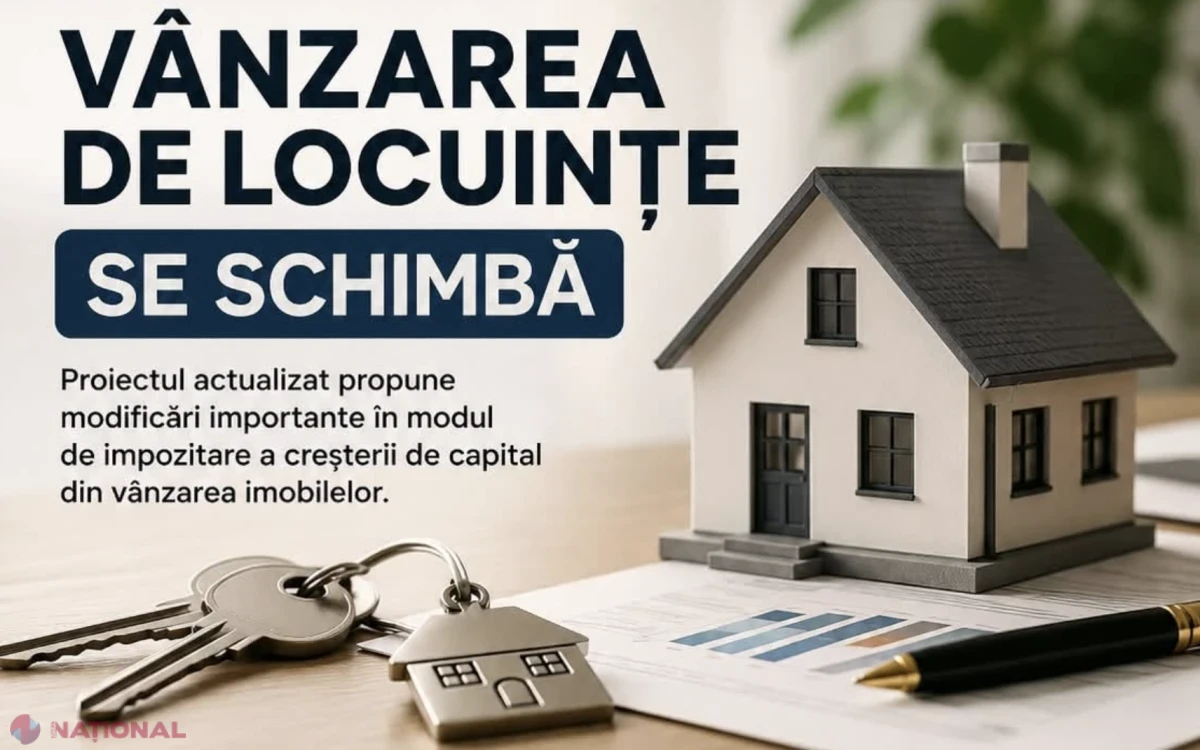 Impozit mai mare pentru vânzarea locuințelor din 2027. Reacția Uniunii Agențiilor Imobiliare la propunerea Guvernului