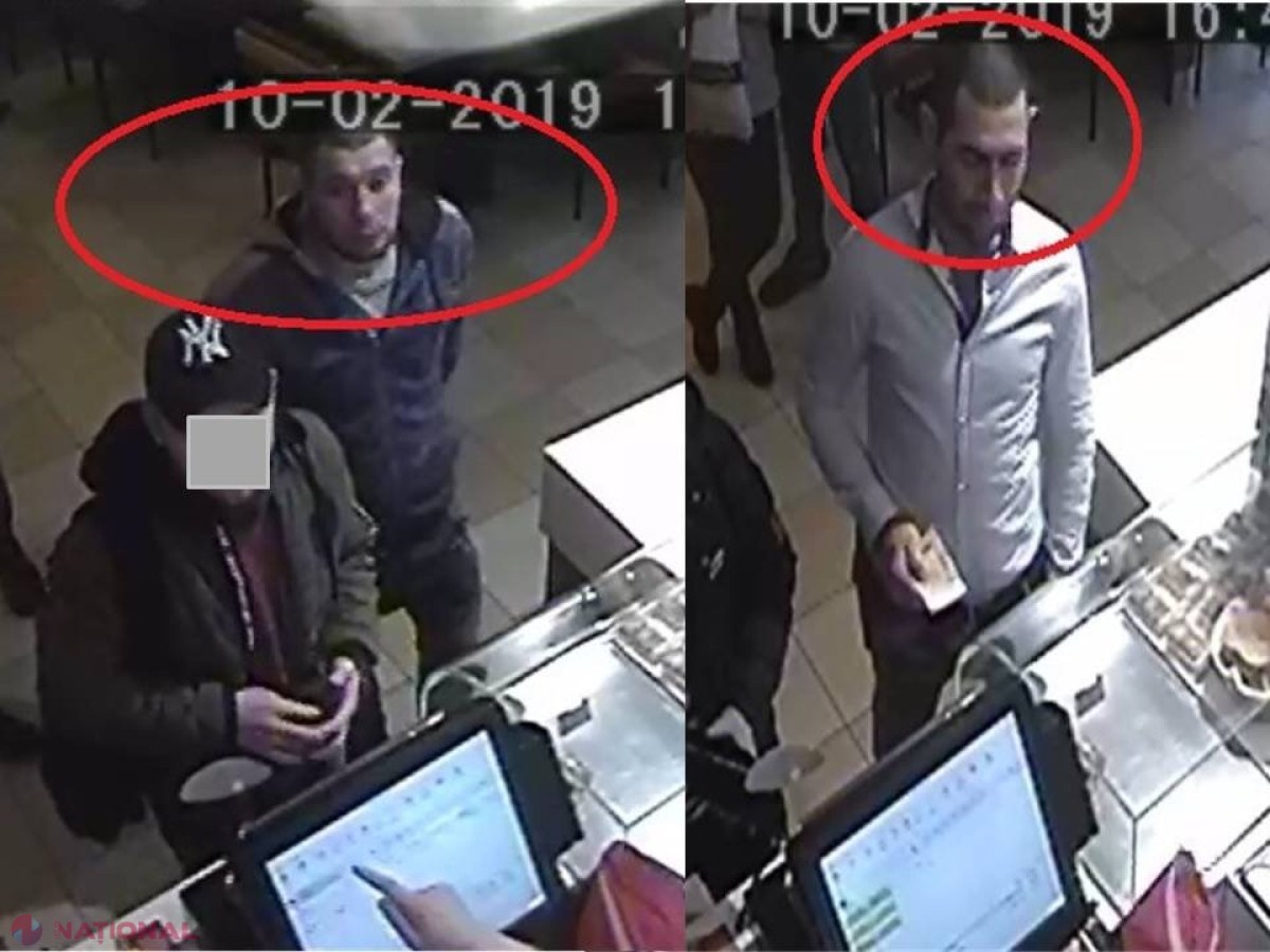 VIDEO // Doi inși, căutați de Poliție, pentru că au BĂTUT un cetățean străin în Chișinău: Îi recunoști?