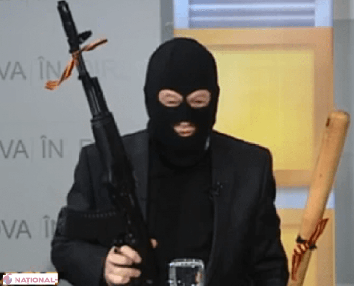 Oazu Nantoi explică cum i-a venit ideea de a apărea în direct la televiziune cu un AUTOMAT și de unde a luat arma