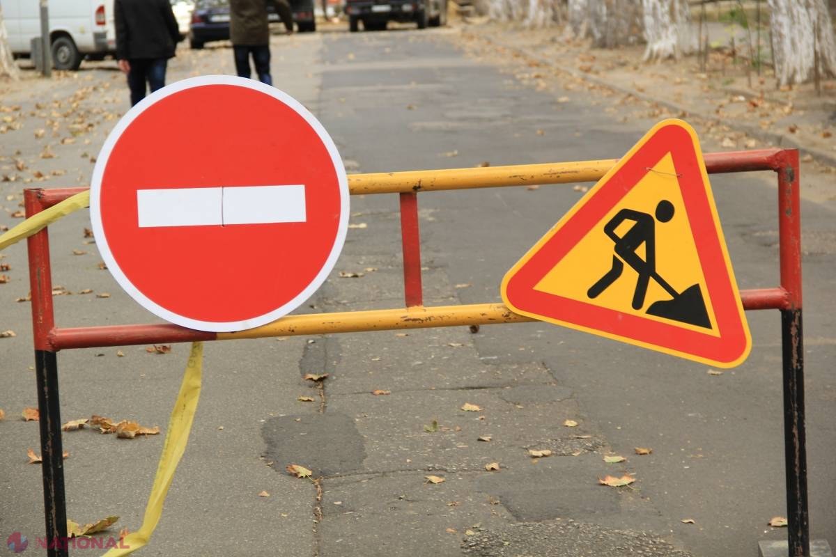 Atenție! O stradă din centrul Chișinăului este închisă astăzi