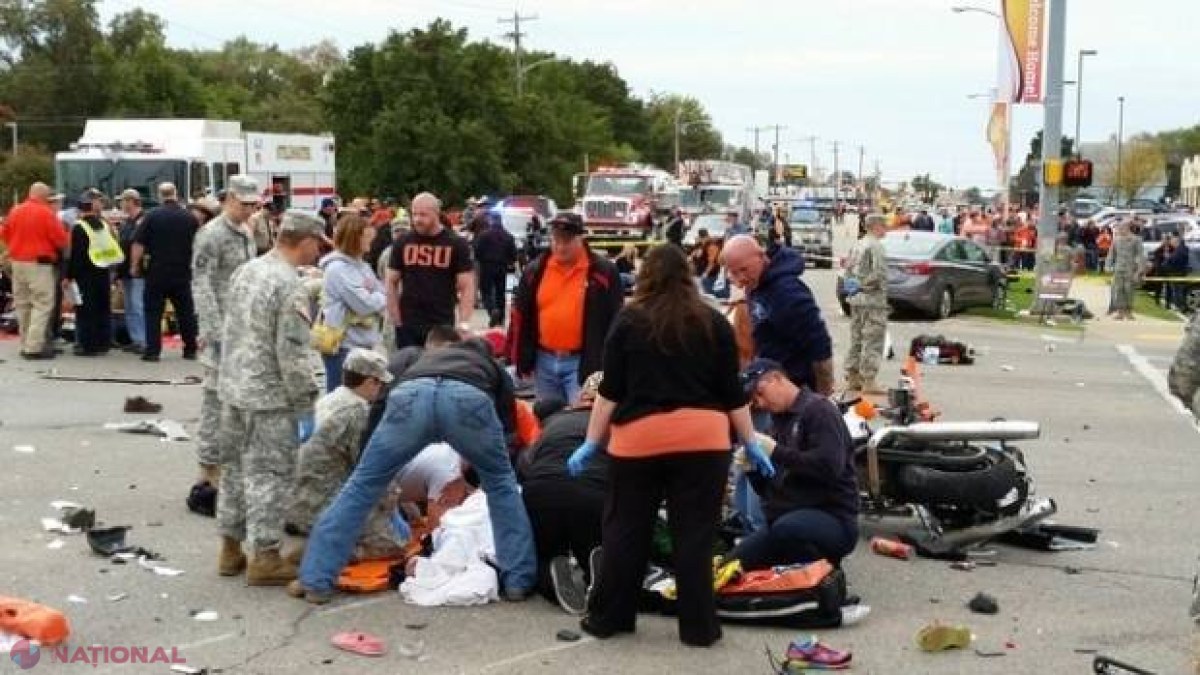 Accident TRAGIC // O șoferiță „sub influență” a intrat cu mașina într-un grup de studenți