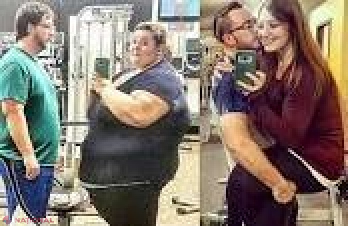 FOTO // Să vezi și să nu crezi: doi îndrăgostiți au slăbit împreună 181 kilograme!