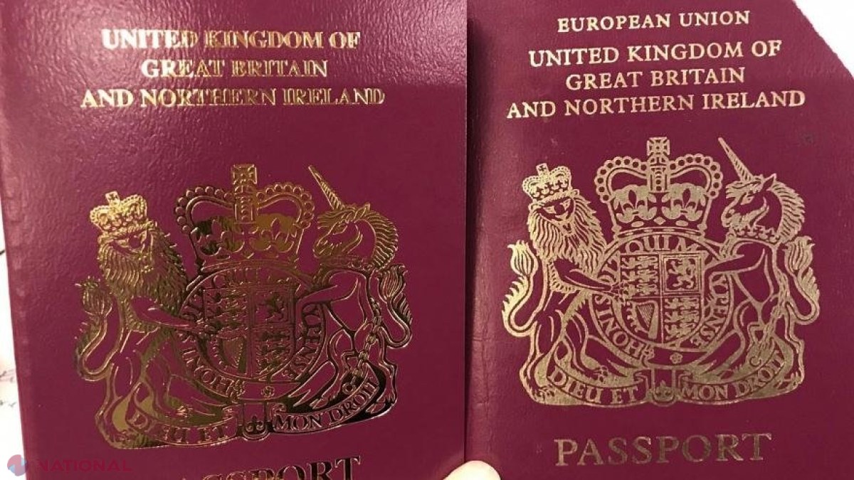 Marea Britanie a început să emită PAŞAPOARTE care nu includ cuvintele 