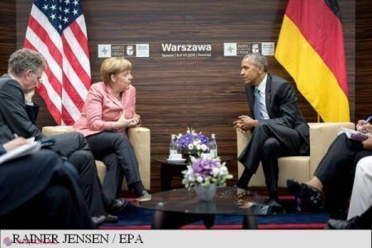 Ce i-a cerut Barack Obama CANCELARULUI german la summitul de la Varșovia
