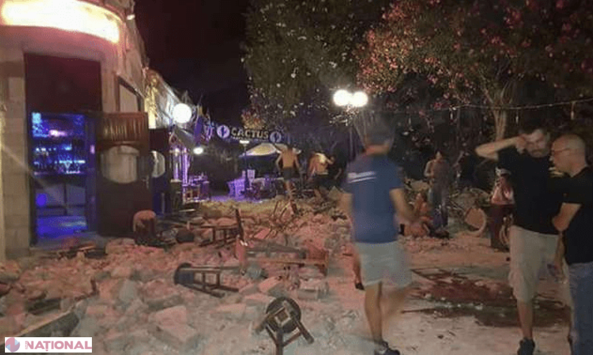 Cutremur PUTERNIC în Grecia şi Turcia, în zone extrem de populate de turişti. Cel puțin două persoane au MURIT și peste 200 sunt rănite