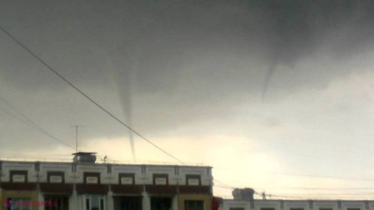 FENOMENE EXTREME // Pare de NECREZUT, dar în Moldova au fost înregistrate TORNADE 