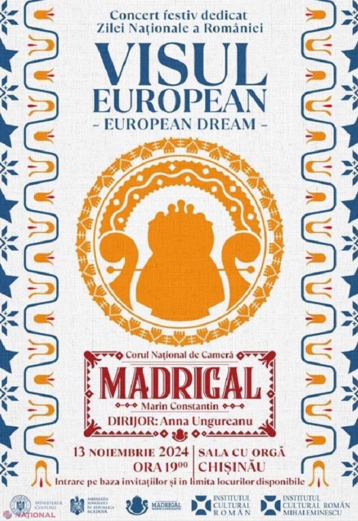Renumitul ​Cor „Madrigal – Marin Constantin” de peste Prut, concert extraordinar la Chișinău, cu ocazia Zilei Naționale a României: Prima reîntâlnire cu publicul basarabean după 30 de ani