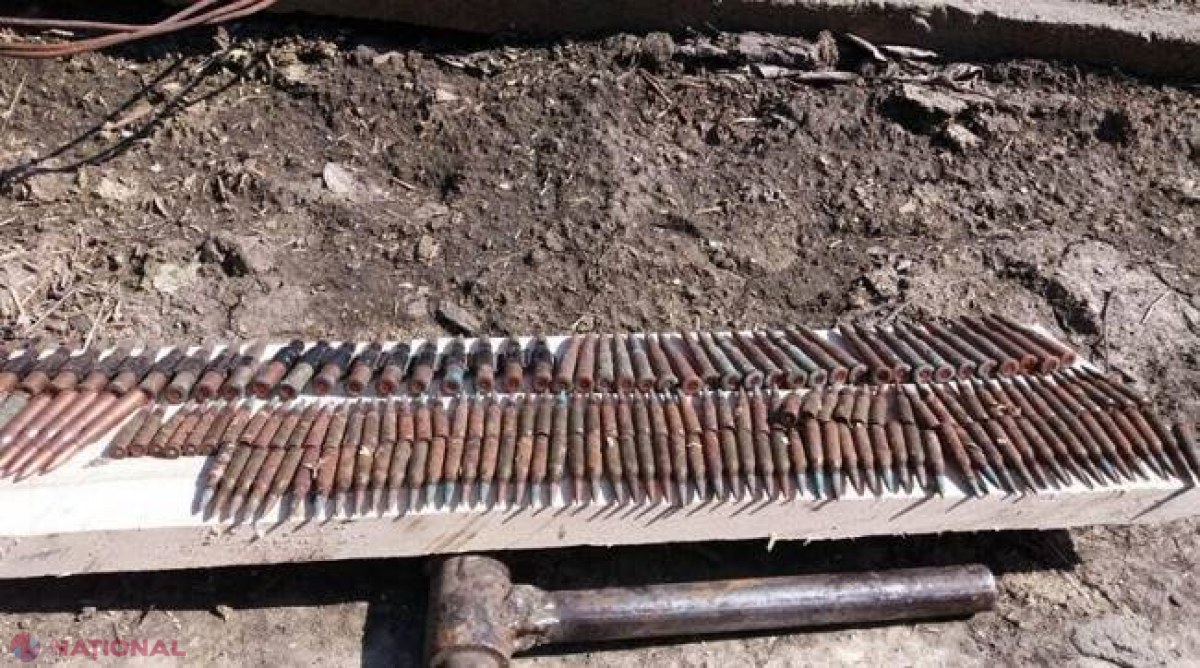 Arsenal de arme și muniții, depistat într-o localitate din R. Moldova