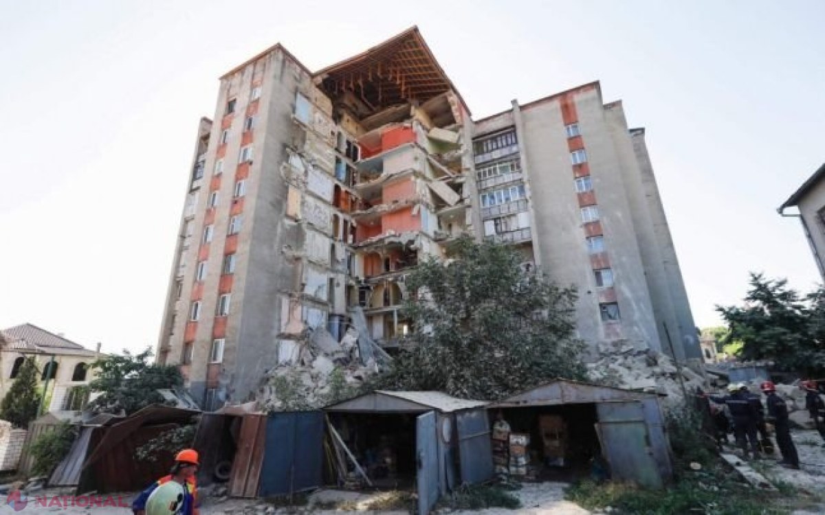 Bloc PRĂBUȘIT la Otaci: Guvernul alocă 2,2 milioane de lei pentru demolarea totală a construcției avariate 