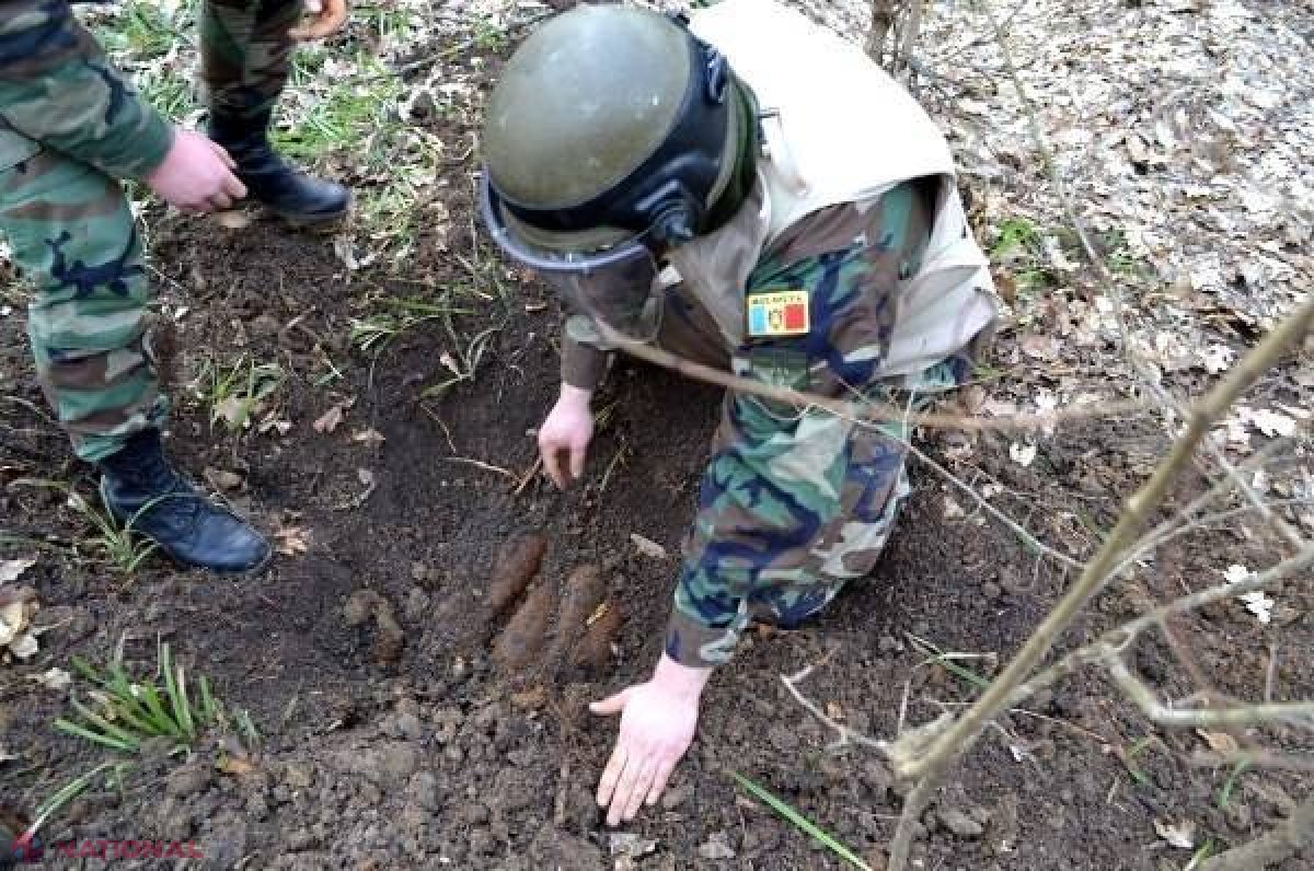 Treizeci și cinci de OBIECTE EXPLOZIVE, descoperite în R. Moldova