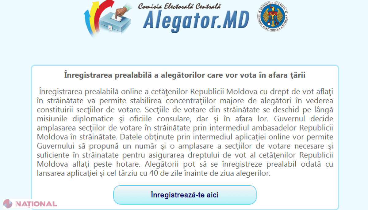 Moldovenii din străinătate se vor putea înregistra online pentru a participa la alegerile din toamnă