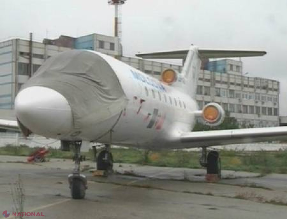 Avionul dăruit de Putin lui Voronin este vândut de patru ori mai ieftin