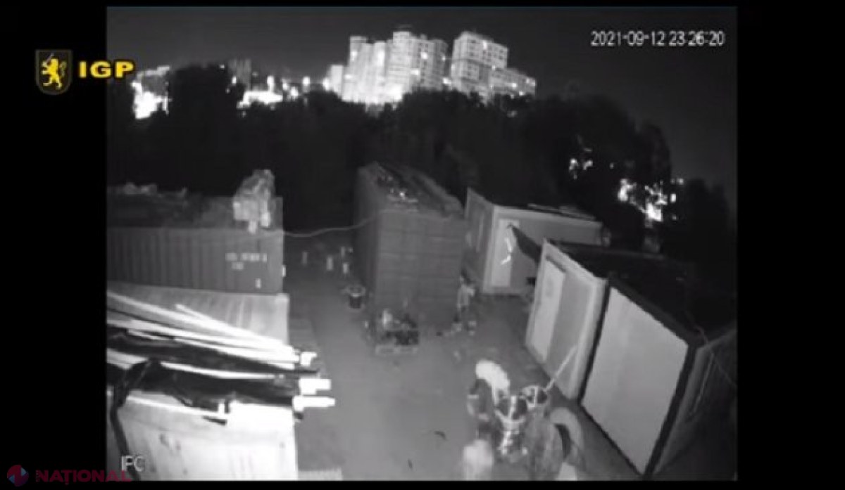 VIDEO // FURT de sute de mii de lei de pe un șantier din Chișinău: Cine sunt hoții