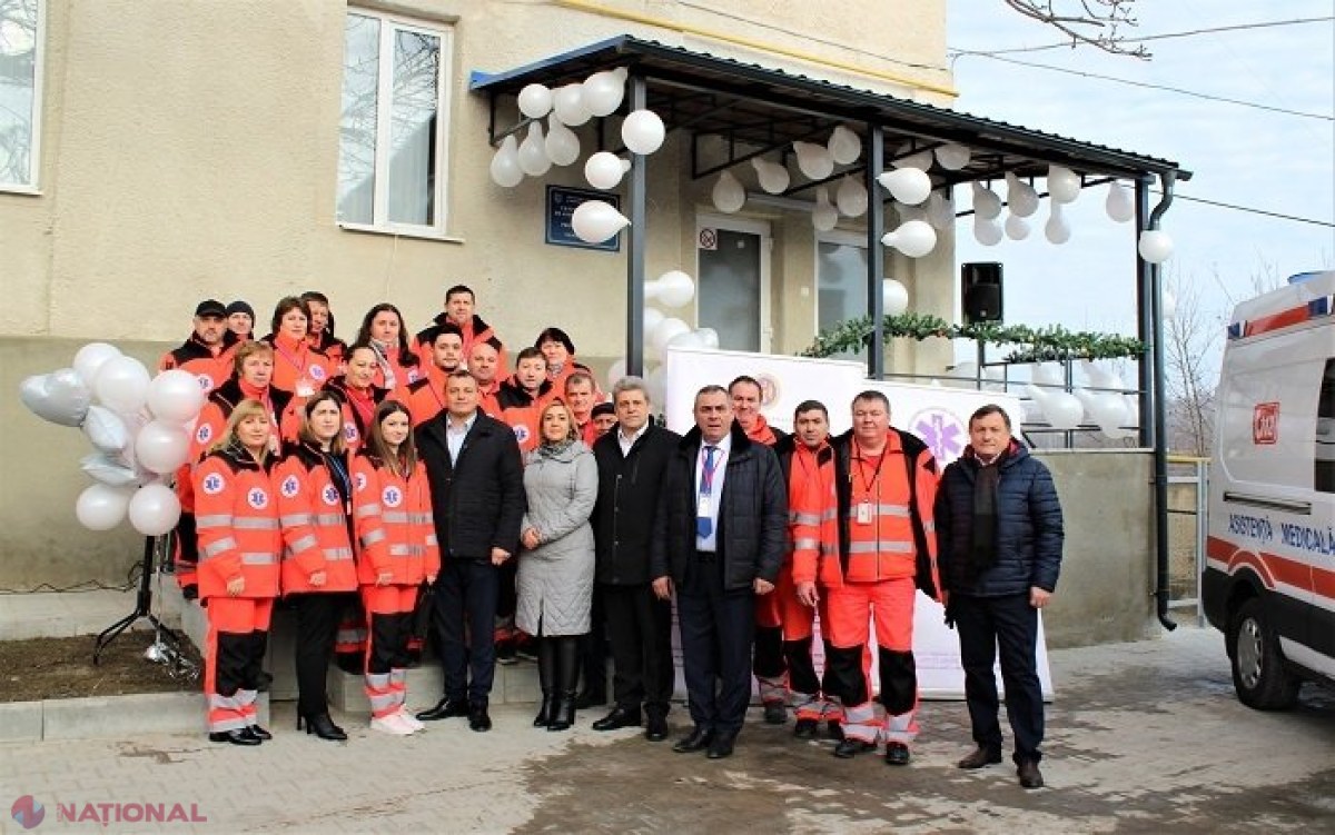 FOTO // Sediu NOU pentru Substația de Asistență Medicală Urgentă Ialoveni care deservește peste 33,4 mii de oameni: Investiții de 4,4 milioane de lei efectuate de Ministerul Sănătății