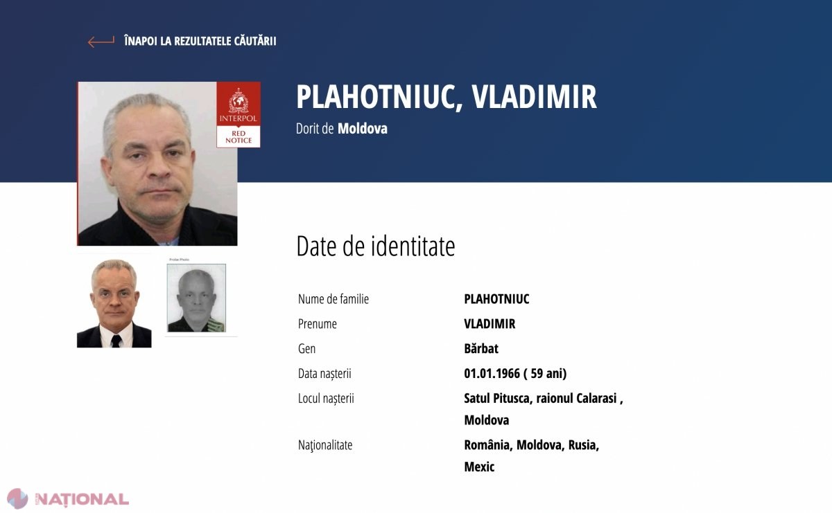 Vlad Plahotniuc, cetățean al MEXICULUI. Interpol a actualizat notificarea ROȘIE în privința fostului coordonator al coaliției de guvernare