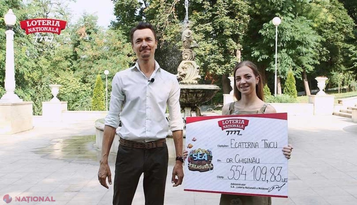 VIDEO // O familie din Chișinău a dat marea LOVITURĂ, după ce anterior câștigaseră la loterie 50 000 de lei. La o miză de doar DOI lei a obținut jackpotul biletului electronic „Sea of Treasures” – peste jumătate de MILION de lei