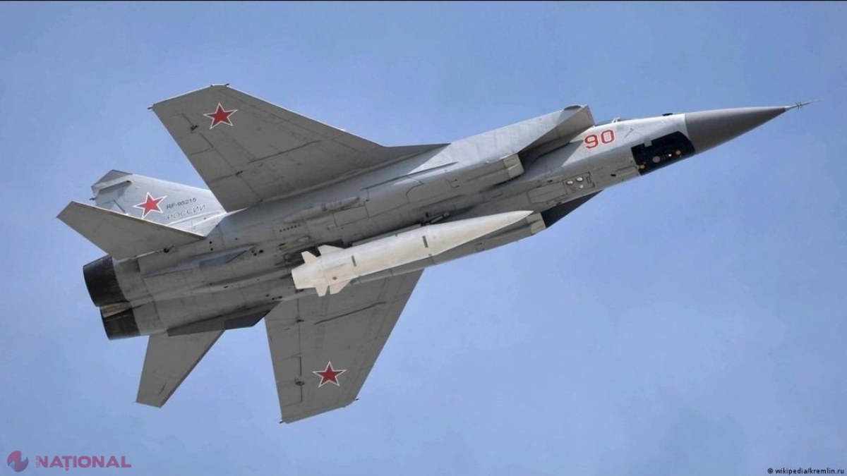 Alertă maximă în Ucraina: Toată țara, sub alarmă de raid aerian după decolarea unui avion rusesc MiG-31K, purtător de rachete hipersonice Kinjal