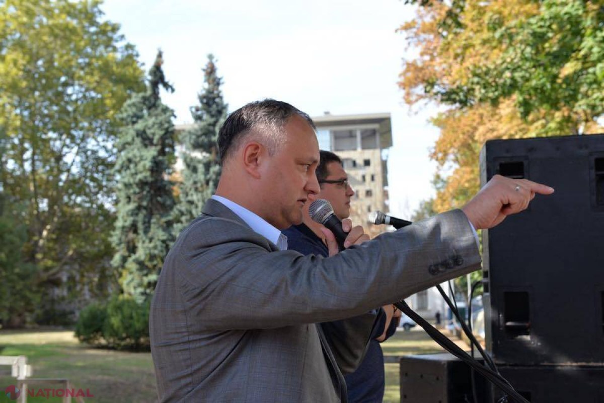  Igor Dodon: „Intrăm în Parlament”