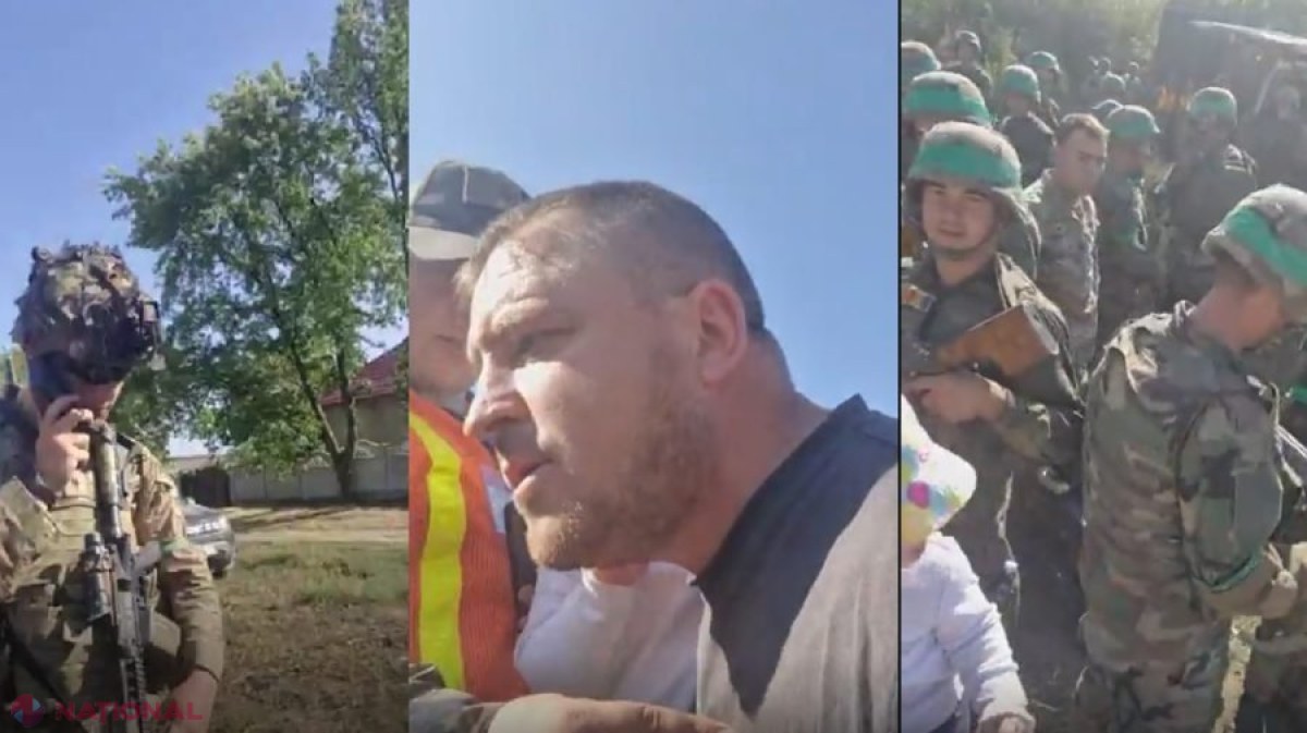 VIDEO // Un locuitor din satul Munteni, la un pas să AGRESEZE, cu copilul în brațe, un militar american, participant la exercițiul „Scutul de Foc/Rapid Trident - 2023”: „Ce căutați aici? Uăiii, go home”