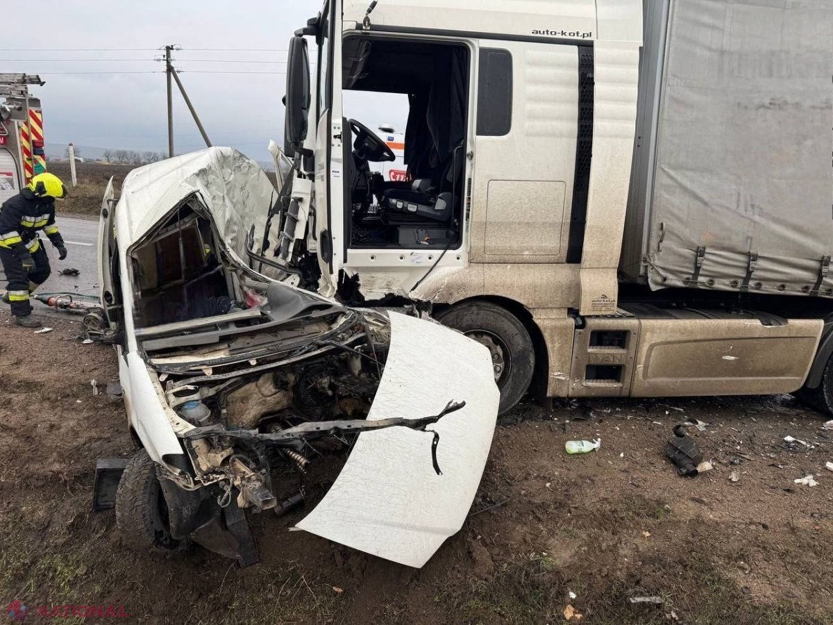 Aventură mortală a unui adolescent din Cahul: A luat mașina unui prieten și a murit la volanul acesteia, după ce s-a ciocnit cu un camion