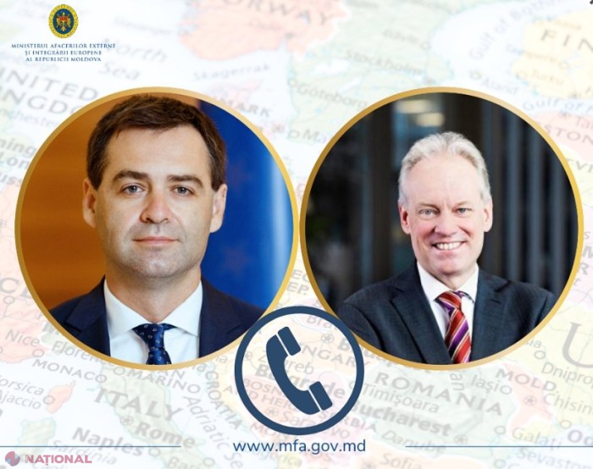 Vicepremierul Popescu, discuții cu Gert Jan Koopman de la Direcția Generală Vecinătate și Negocieri de Extindere a UE: Raportul privind progresele R. Moldova în implementarea celor nouă recomandări ale CE, așteptat la finele lunii octombrie