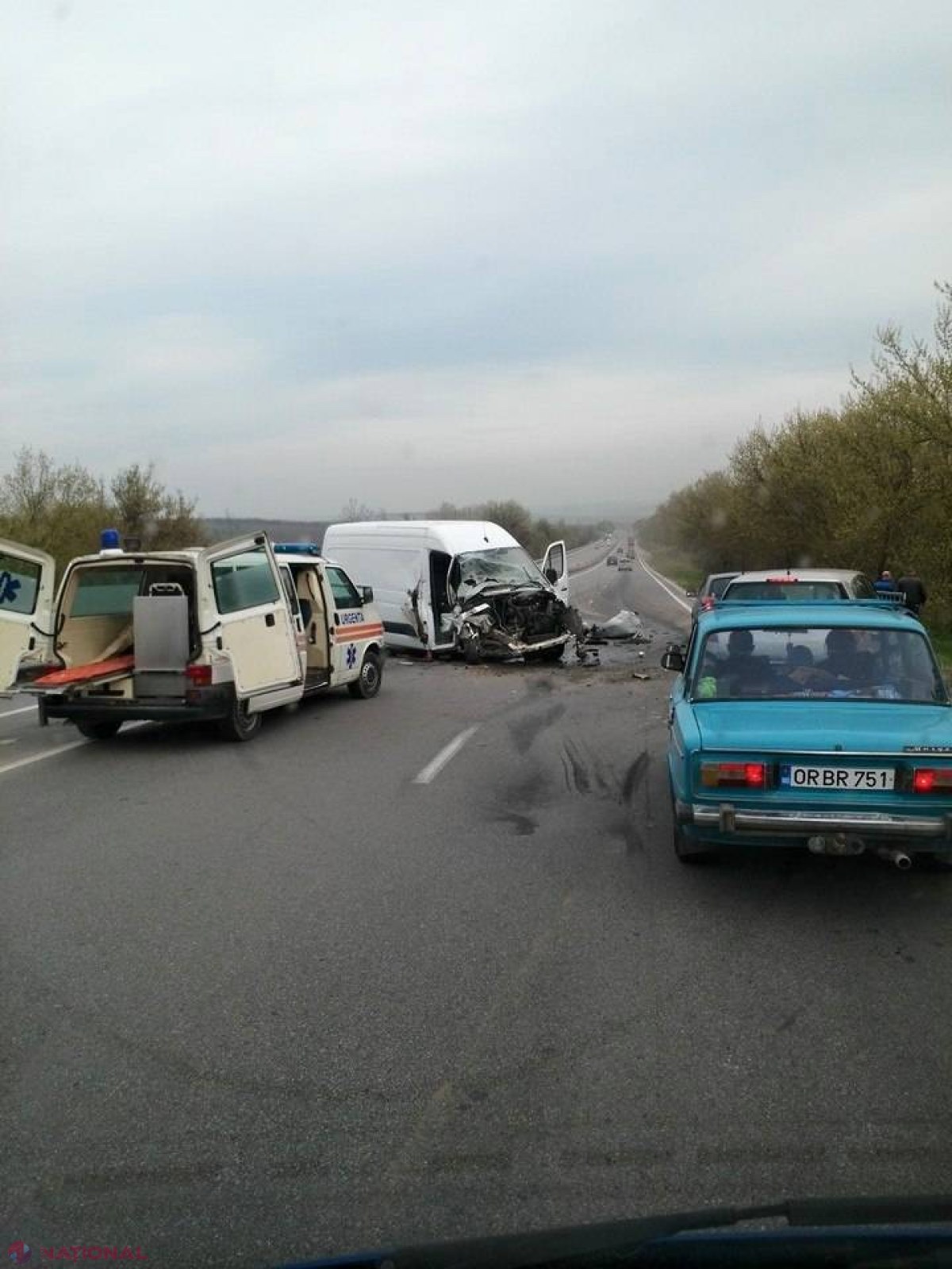 GRAV accident pe traseul Chişinău-Orhei