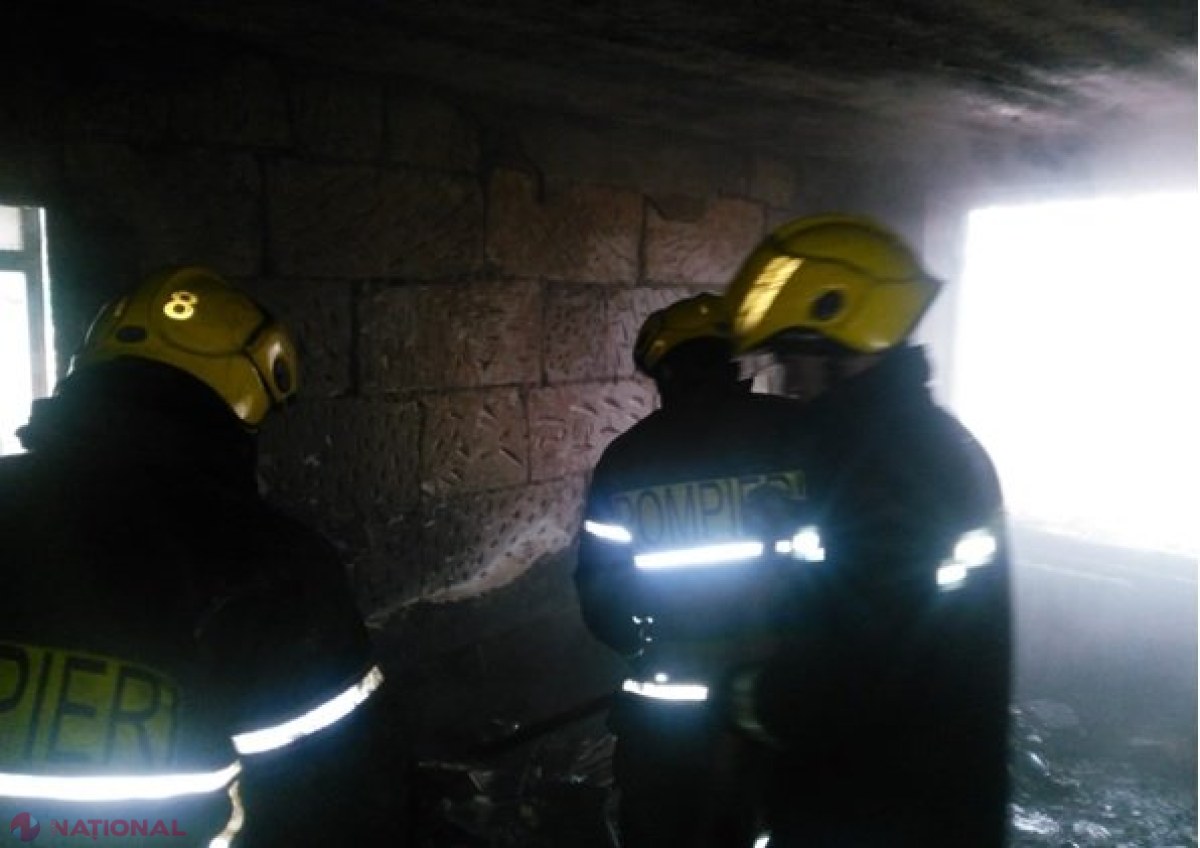 Cu sobă, la bloc: O persoană de la Leova a ars de vie într-un incendiu produs de Crăciun