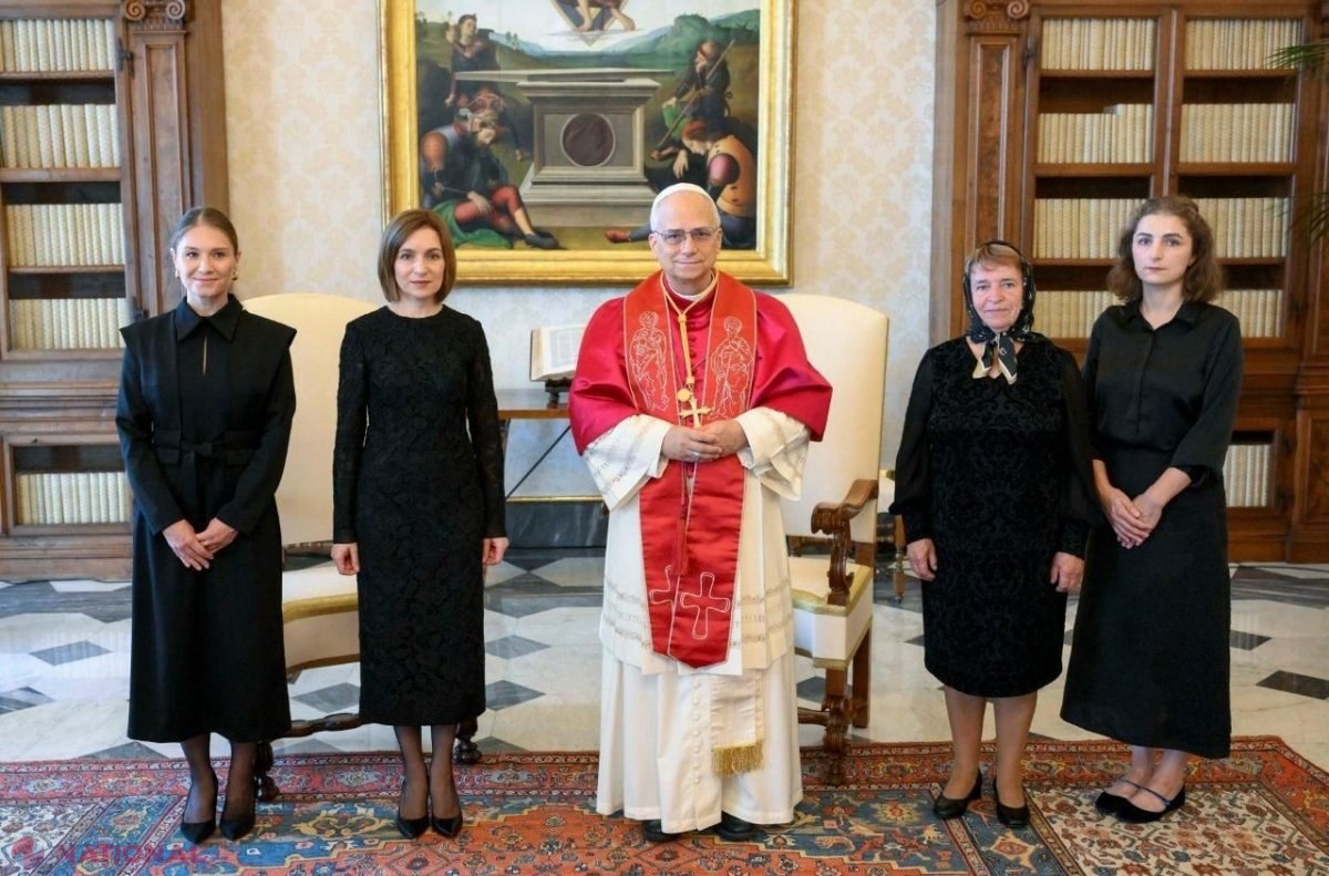 Maia Sandu, împreună cu MAMA și sora în audiență la Papa Leon al XIV-lea: „Sanctitatea Sa m-a asigurat că Moldova este văzută, că Moldova este auzită”