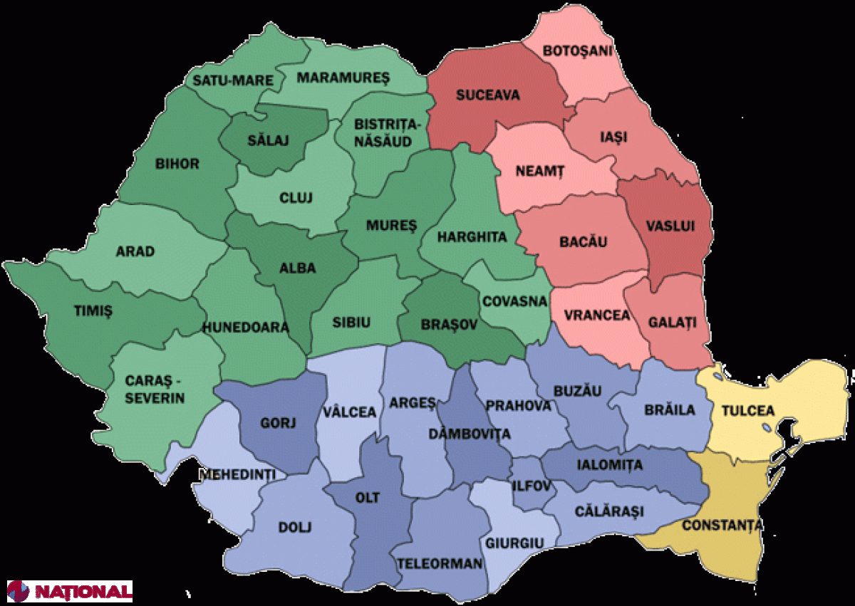 Se schimbă harta României