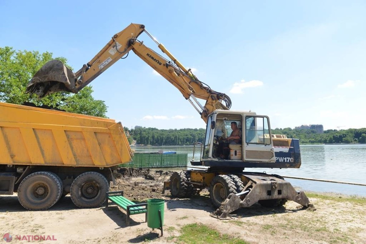 SUTE de mii de lei din bugetul municipal pentru amenajarea unei plaje din Chișinău în care scăldatul este INTERZIS
