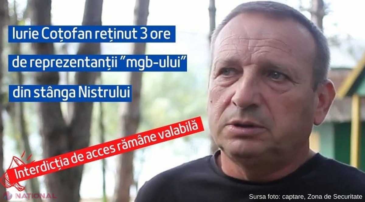 O nouă provocare pusă la cale de transnistreni: Un veteran al războiului de pe Nistru, REȚINUT timp de mai multe ore