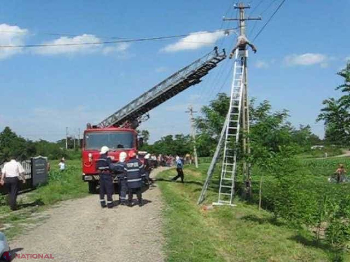 Electrocutat în timp ce efectua niște lucrări neautorizate