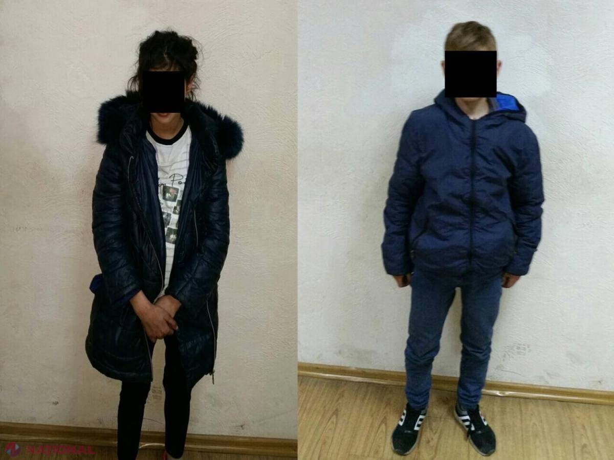 O fetiță și un băiat au jefuit, în Chișinău, un cetățean străin în timp ce acesta mergea pe stradă