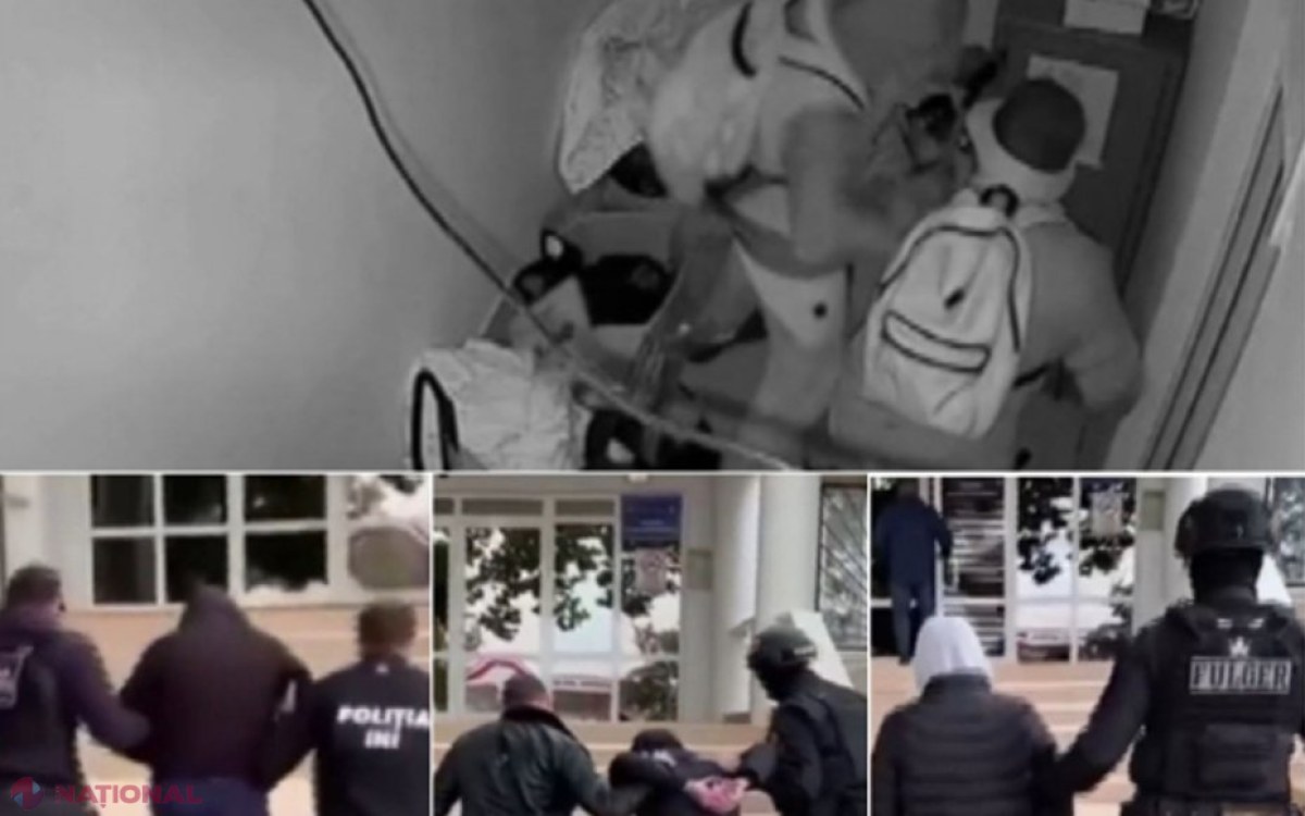 VIDEO // Organele de drept au destructurat o BANDĂ de hoți, care a comis 23 de SPARGERI pe întreg teritoriul R. Moldova. Membrii grupului pătrundeau în sediul unor firme și goleau SEIFURILE