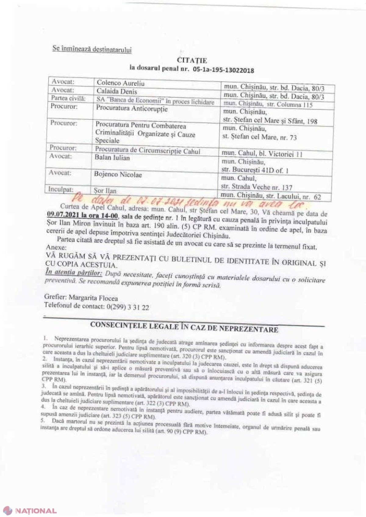 DOC // Șor cere să-i fie ANULAT mandatul de arest pe 7 iulie, pentru ca pe 8 iulie să se întâlnească cu alegătorii săi: „Pe 8 iulie, la ora 8:00, o să mă prezint la Procuratură pentru a depune depoziții, după care o să merg la alegători”