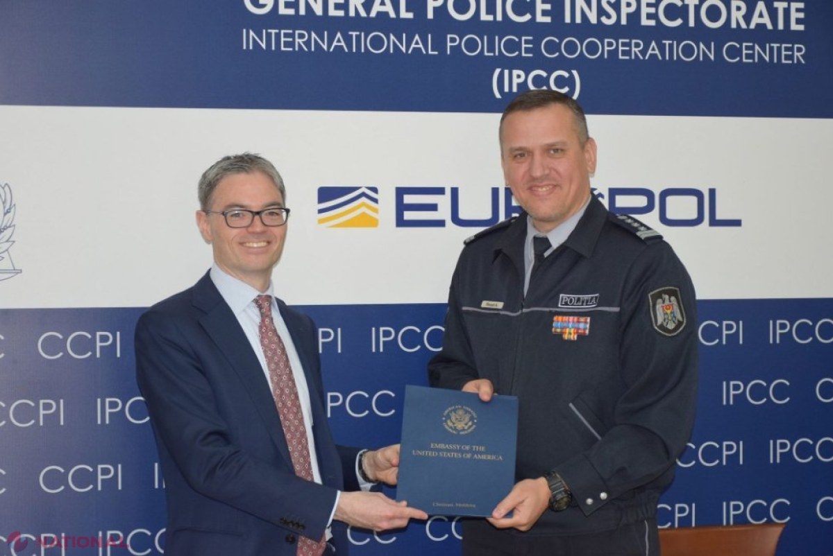 Biroul INTERPOL de la Chișinău, dotat cu tehnologii de ultimă oră, datorită sprijinului SUA