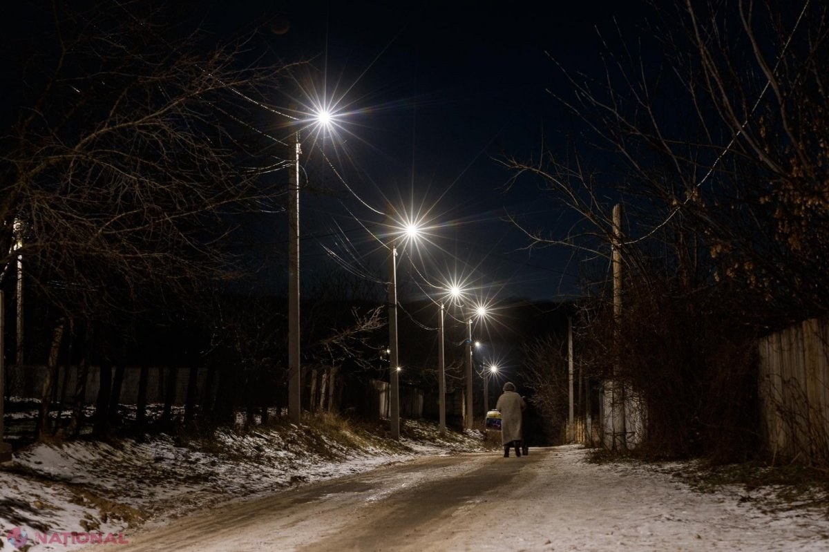 FOTO // Echipa lui Ilan Șor și-a mai îndeplinit o promisiune - Comuna Seliște cu peste 4 000 de locuitori a fost ILUMINATĂ integral