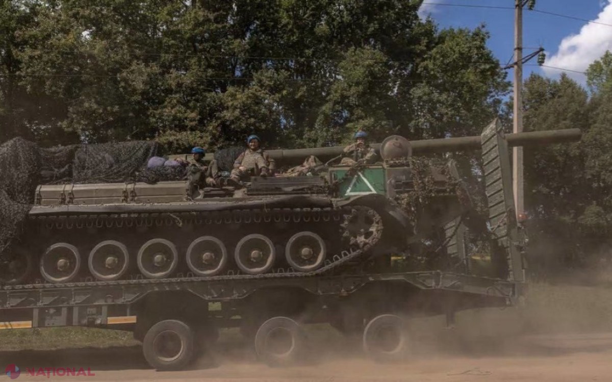 VIDEO // Forțele armate ale Ucrainei au trimis noi forțe în OFENSIVA din regiunea Kursk. Semnul special care poate fi văzut desenat pe blindatele ucrainene 