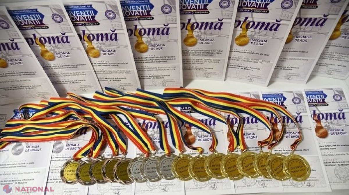 LISTĂ // Inventatorii de la USMF „Nicolae Testemițanu” s-au întors cu 16 MEDALII de la Salonul Internațional „Traian Vuia” din România, inclusiv opt de AUR