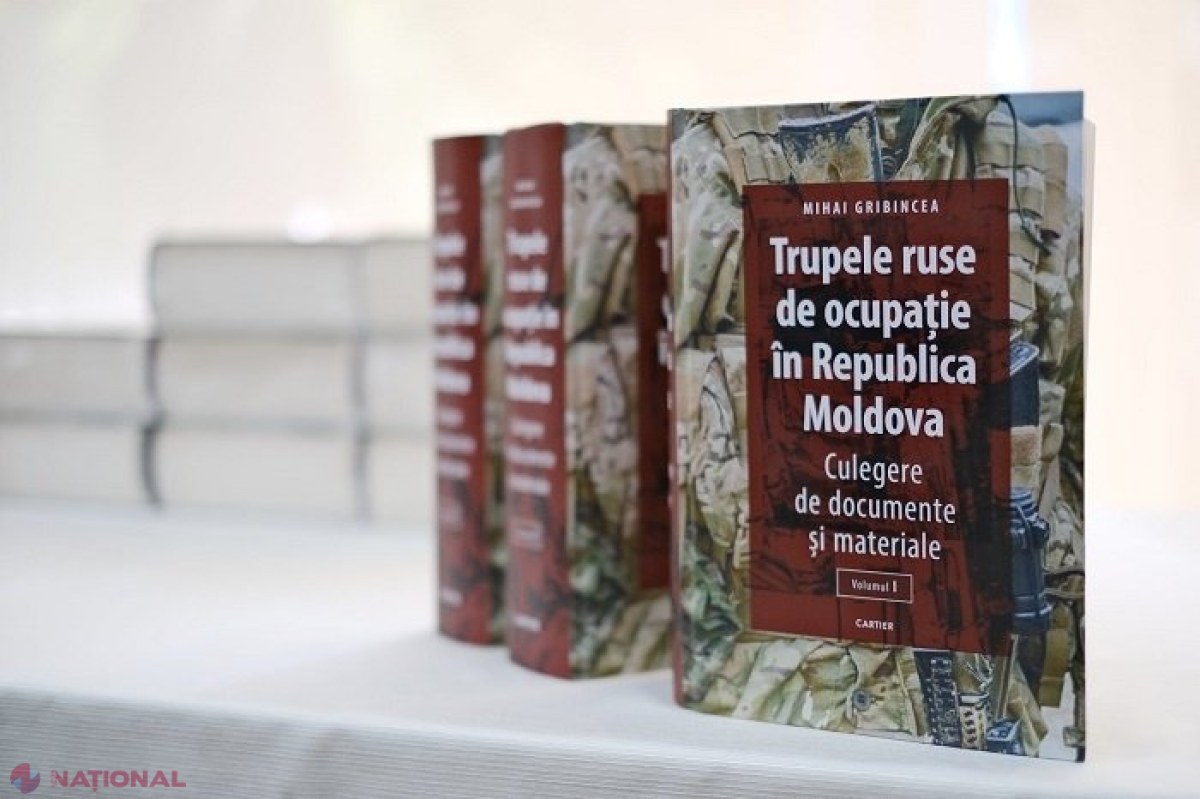 VIDEO // „Trupele ruse de ocupație în Republica Moldova. Culegere de documente și materiale”, volum semnat de fostul Ambasador Mihai Gribincea, lansat la București