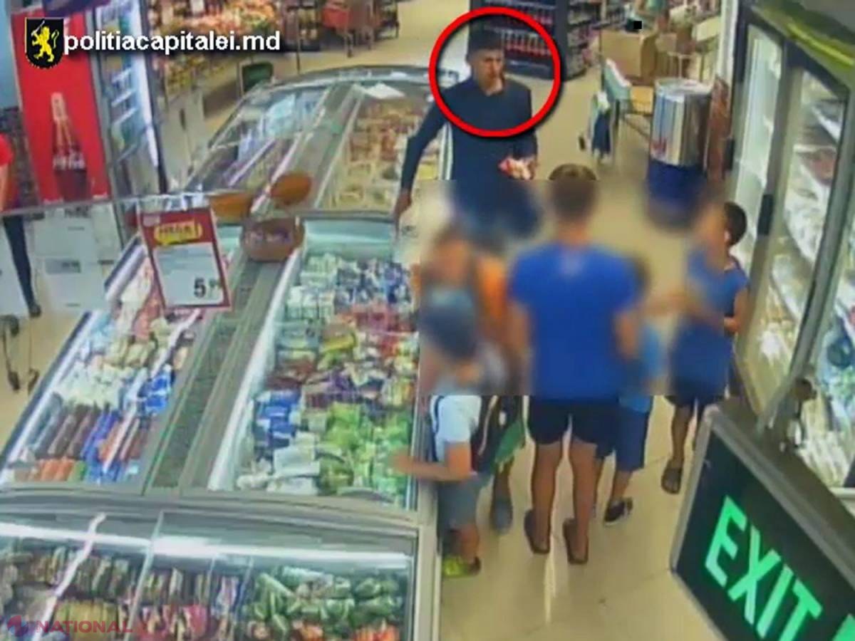 Chișinău: A păcălit un copil cu o înghețată și i-a luat telefonul mobil. Îl cunoașteți pe acest individ?
