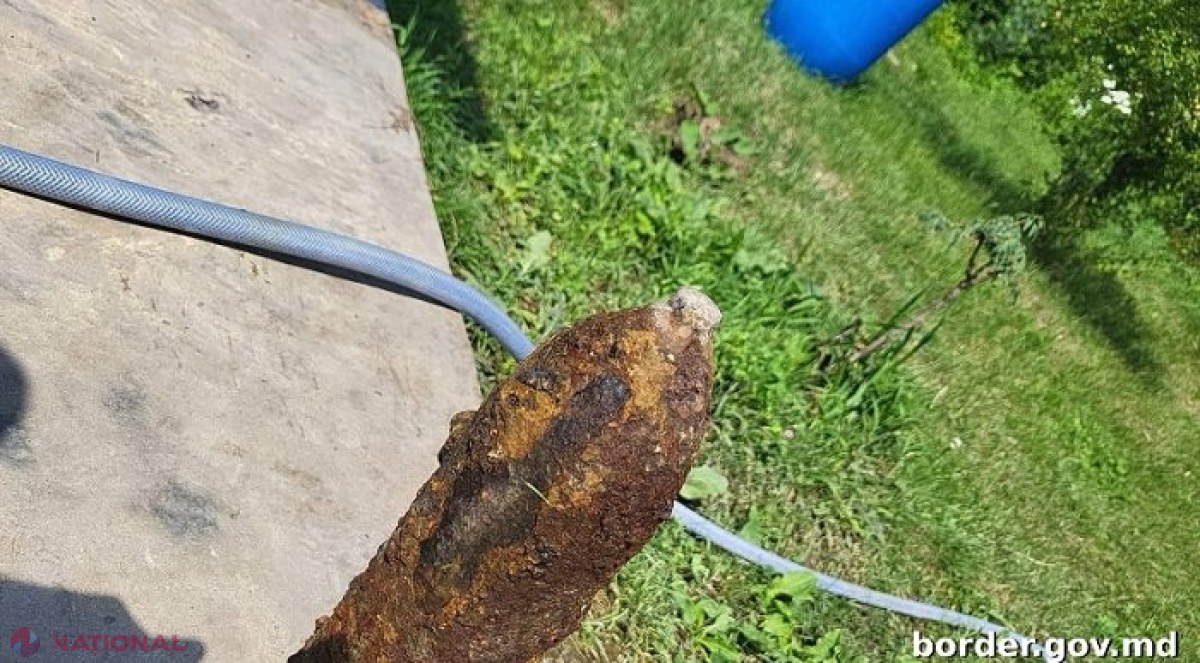 Bombă aproape de calea ferată, în nordul R. Moldova
