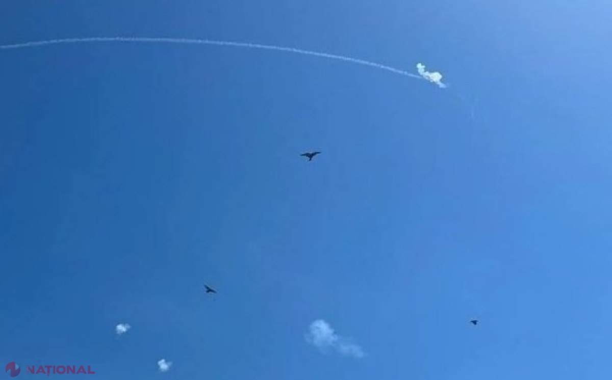 VIDEO // Bătălie aeriană filmată de pe plaja din Odesa. Armata ucraineană a fost capabilă să apere orașul