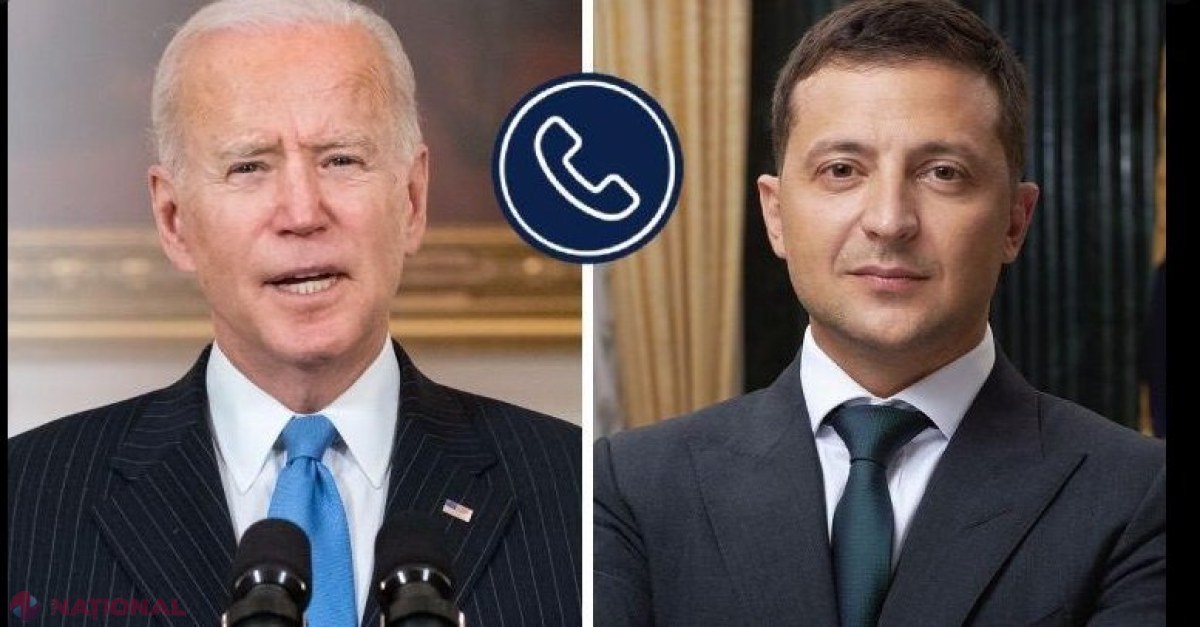 Discuție Biden - Zelenski: „Trebuie să îl oprim pe agresor cât mai repede posibil”